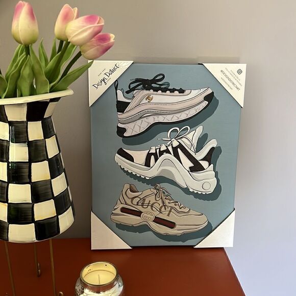 Design District Studio Designer Sneaker Hanging Wall Art - Picture 5 of 16